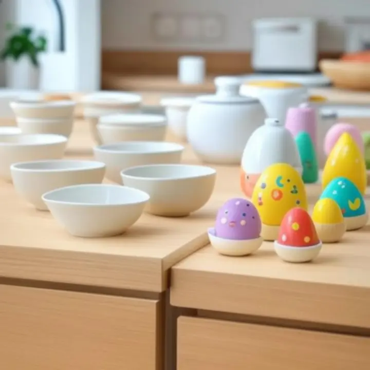 Kuratorski wybór akcesoriów kuchennych ułożonych w spójną kolekcję